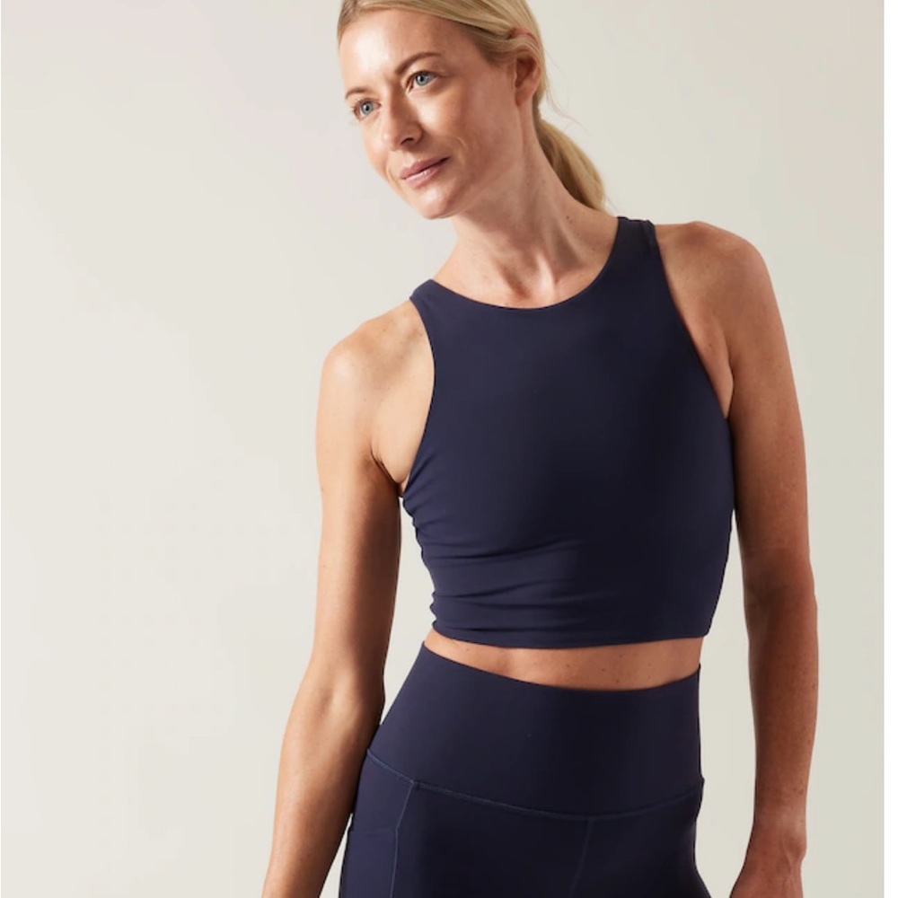 Athleta crop bra top